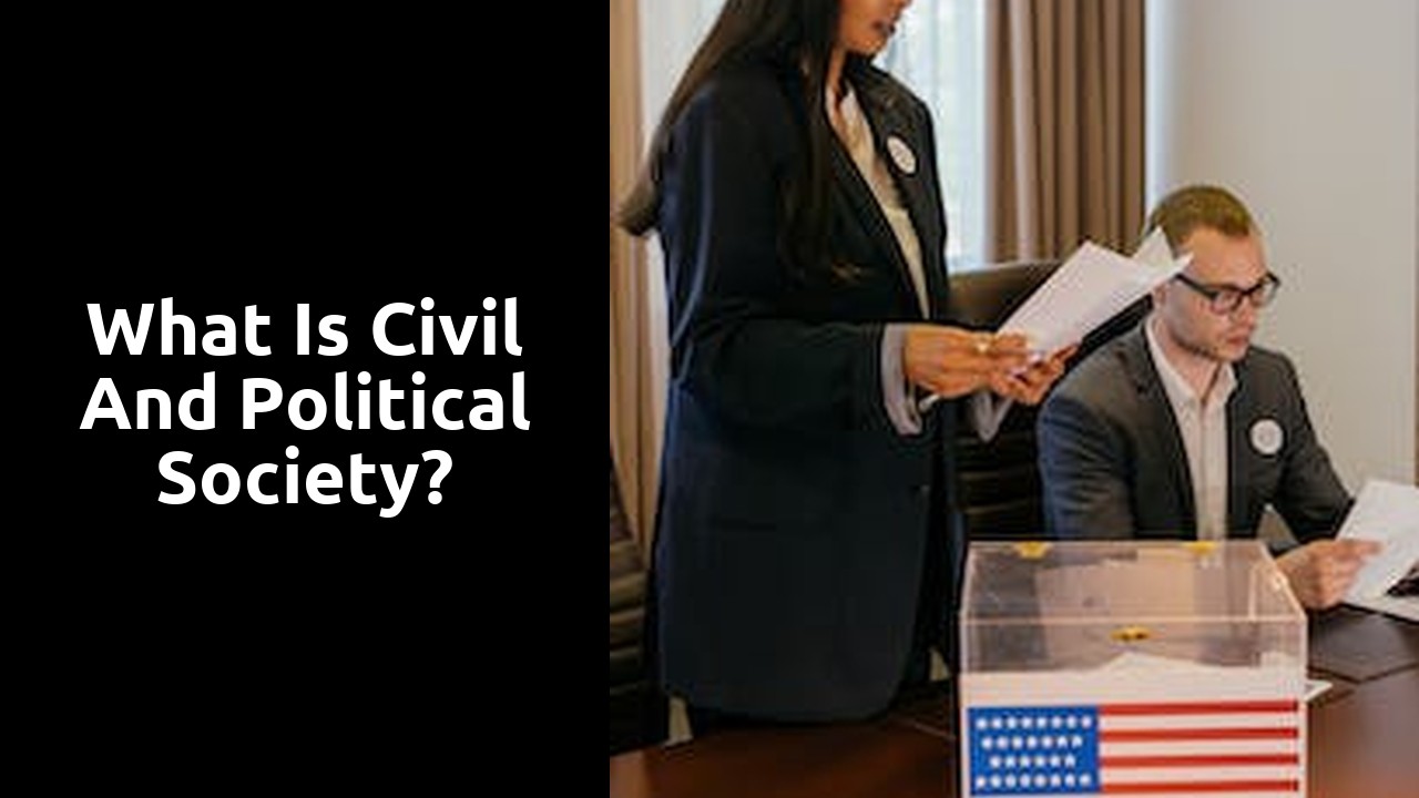 What is civil and political society?