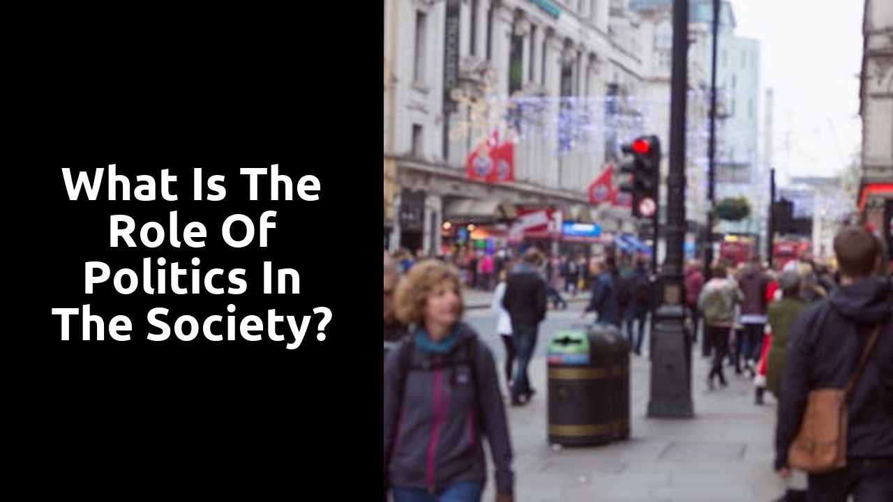 What is the role of politics in the society?