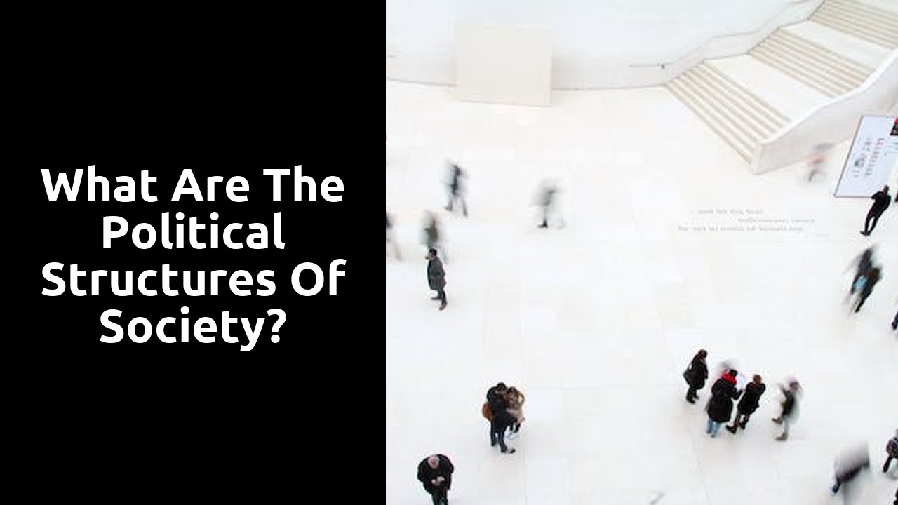 What are the political structures of society?